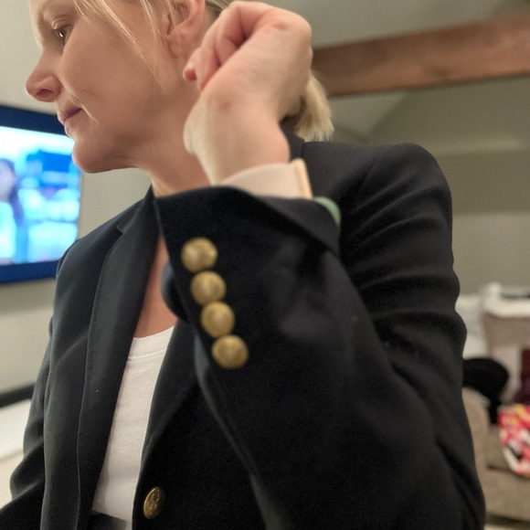Navy J Crew Blazer - Picture 2 of 6